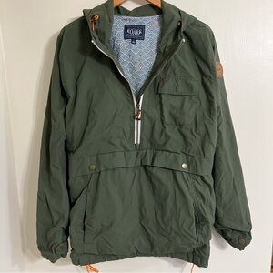 Roark jacket pullover hooded army green men’s large